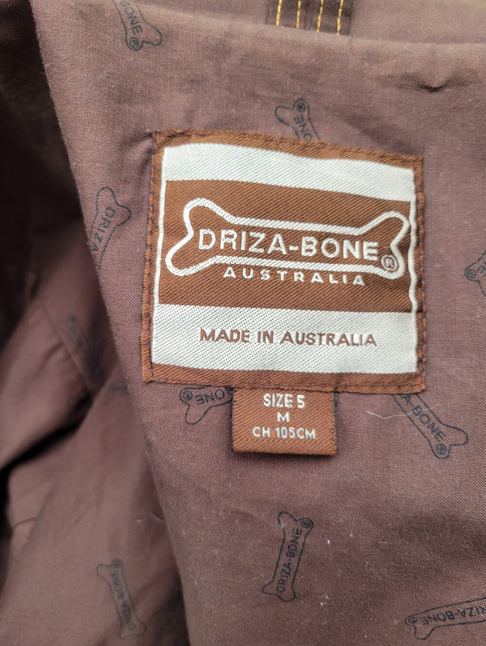 Unisex Driza-Bone Brown Waxed Canvas Field Jacket - Picture 7 of 9